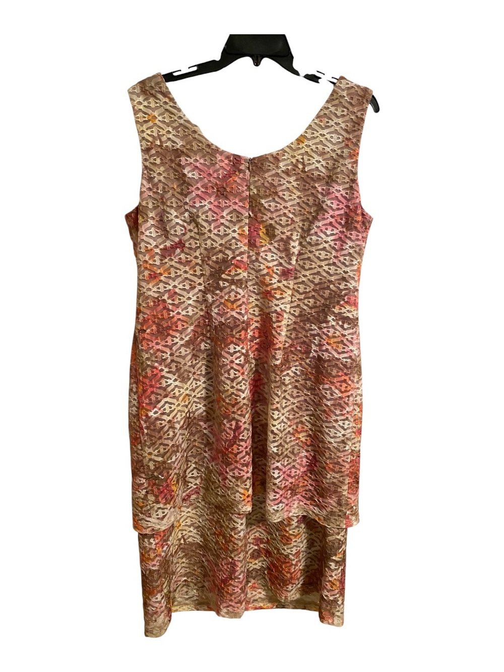 R&M Richards Floral Sleeveless Shift Dress Beautiful Multi-Color Size 14 - Picture 3 of 10
